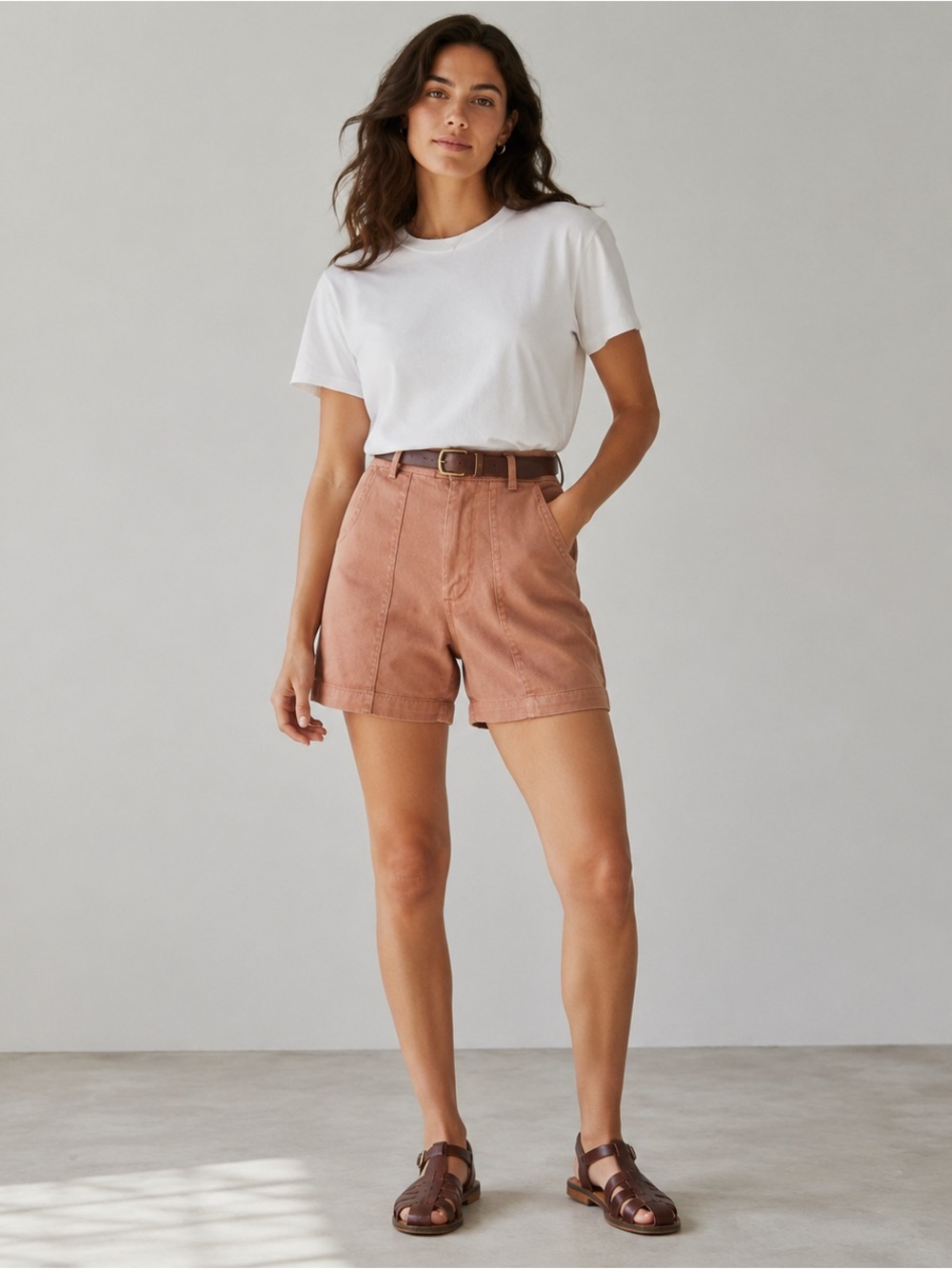 Jungmaven American Made Venice Short Hemp in Coyote Terracotta Size Medium - Picture 10 of 10